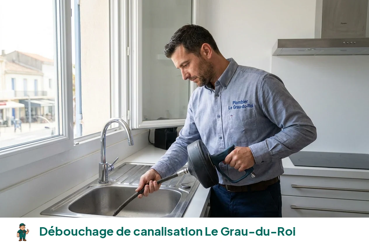 Débouchage de canalisation à Le Grau-du-Roi
