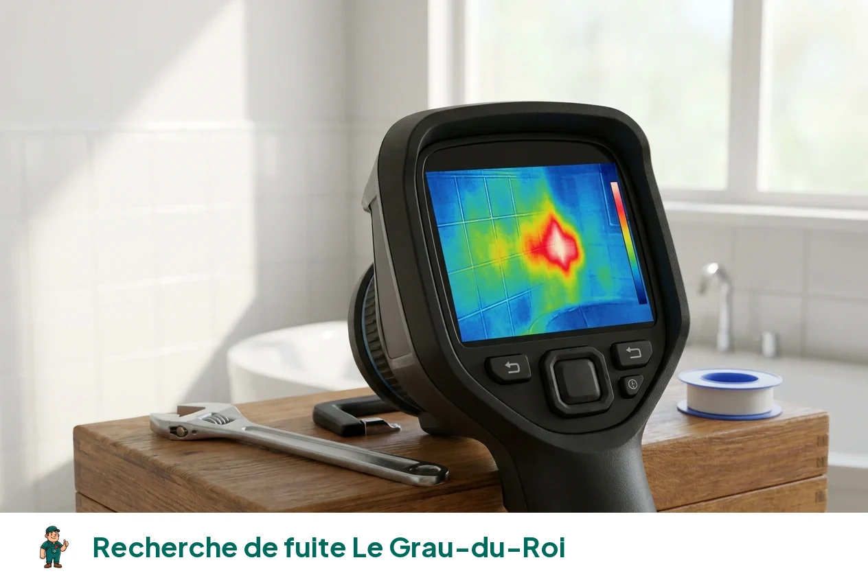Recherche de fuite à Le Grau-du-Roi