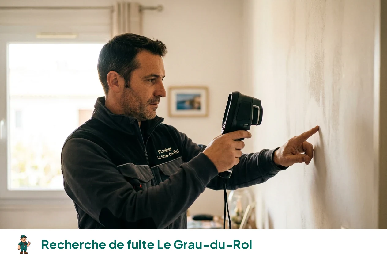 Recherche de fuite à Le Grau-du-Roi