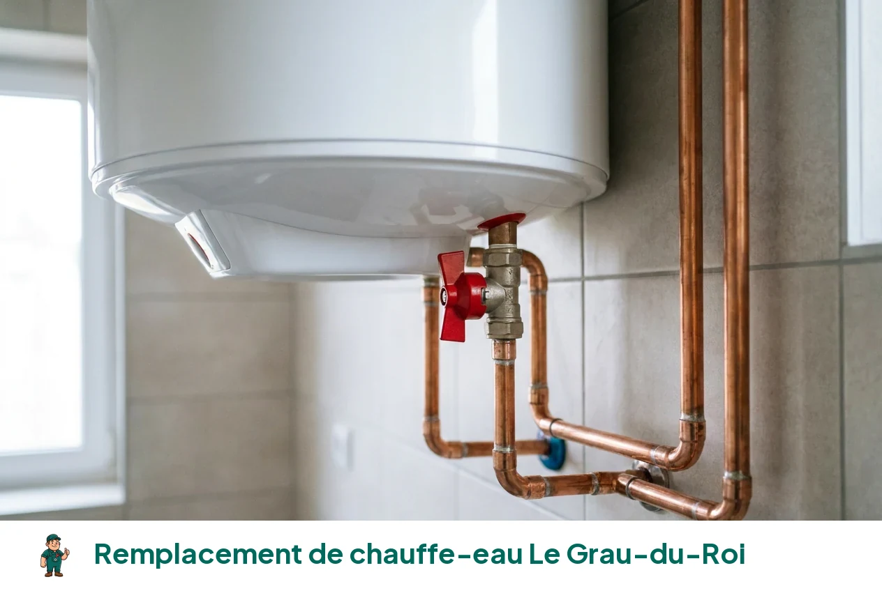 Remplacement de chauffe-eau à Le Grau-du-Roi