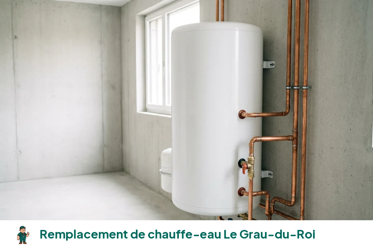 Remplacement de chauffe-eau à Le Grau-du-Roi