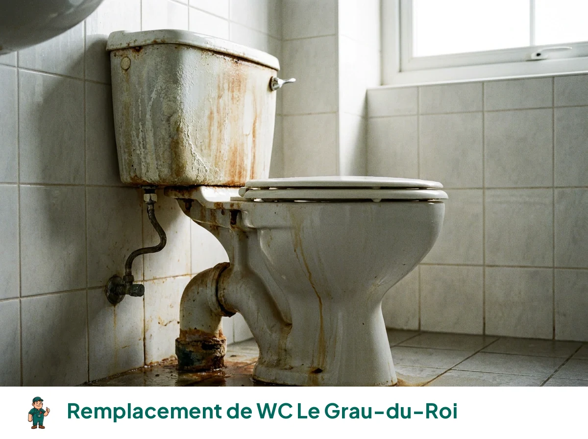 Remplacement de WC à Le Grau-du-Roi